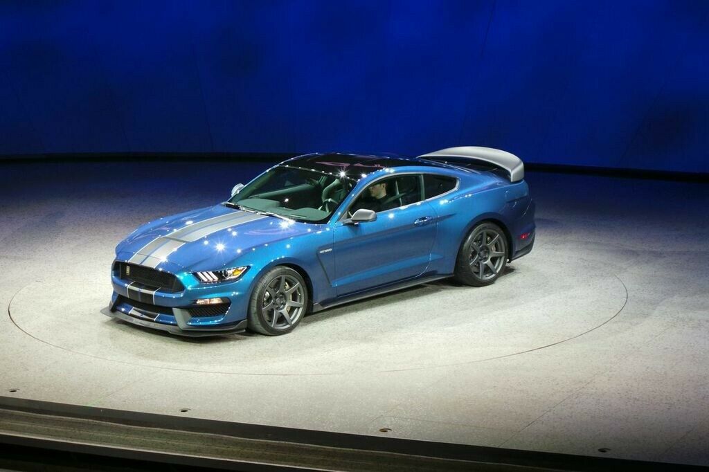 Der Shelby GT350R Mustang bei der Premiere auf der Detroit Motor Show