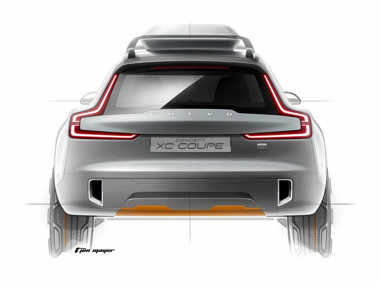 Volvo Concept XC Coupé: Das Heck wirkt nicht unbekannt