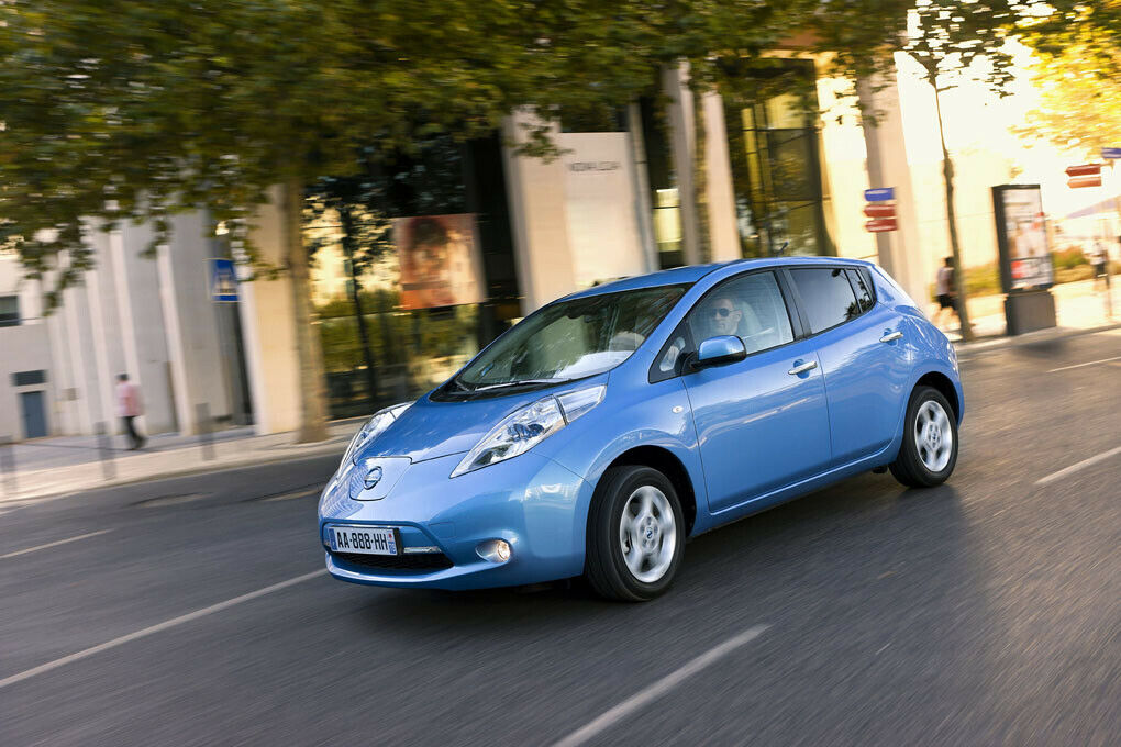 Der Nissan Leaf braucht etwas mehr