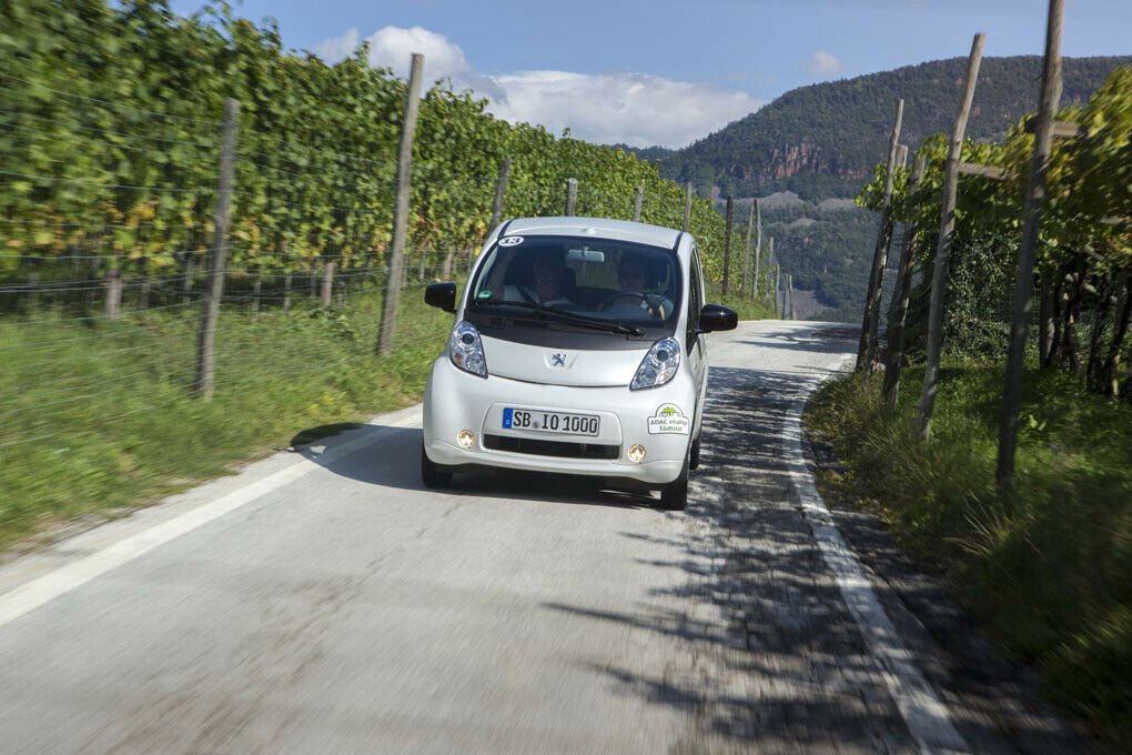 Peugeot Ion auf der eRallye Südtirol