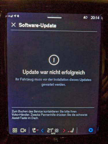 Fehlgeschlagen