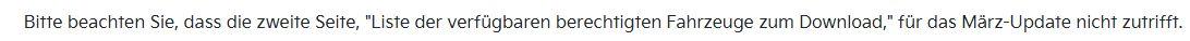 Software Update auch für ältere Modelle..?