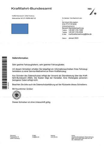 Kba-anschreiben