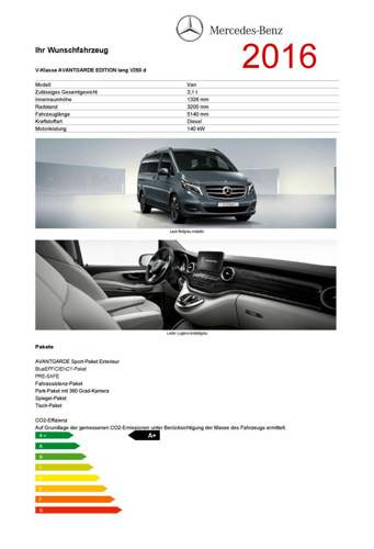 V-Klasse-Angebot 2016 Seite 1