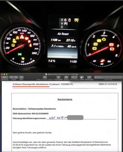Verbrauch nach Update