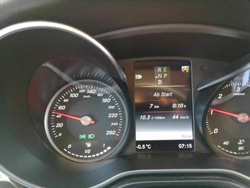 Verbrauch Bei 7 km ab Start
