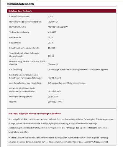 KBA-Rückruf 8252 unzulässige Abschalt...