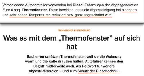 Thermofenster beseitigen