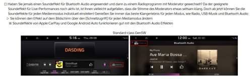 Altbackene Euro-Radio-Oberfläche