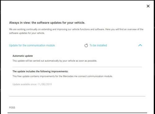 MBUX OTA Update