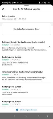 Update-Verlauf