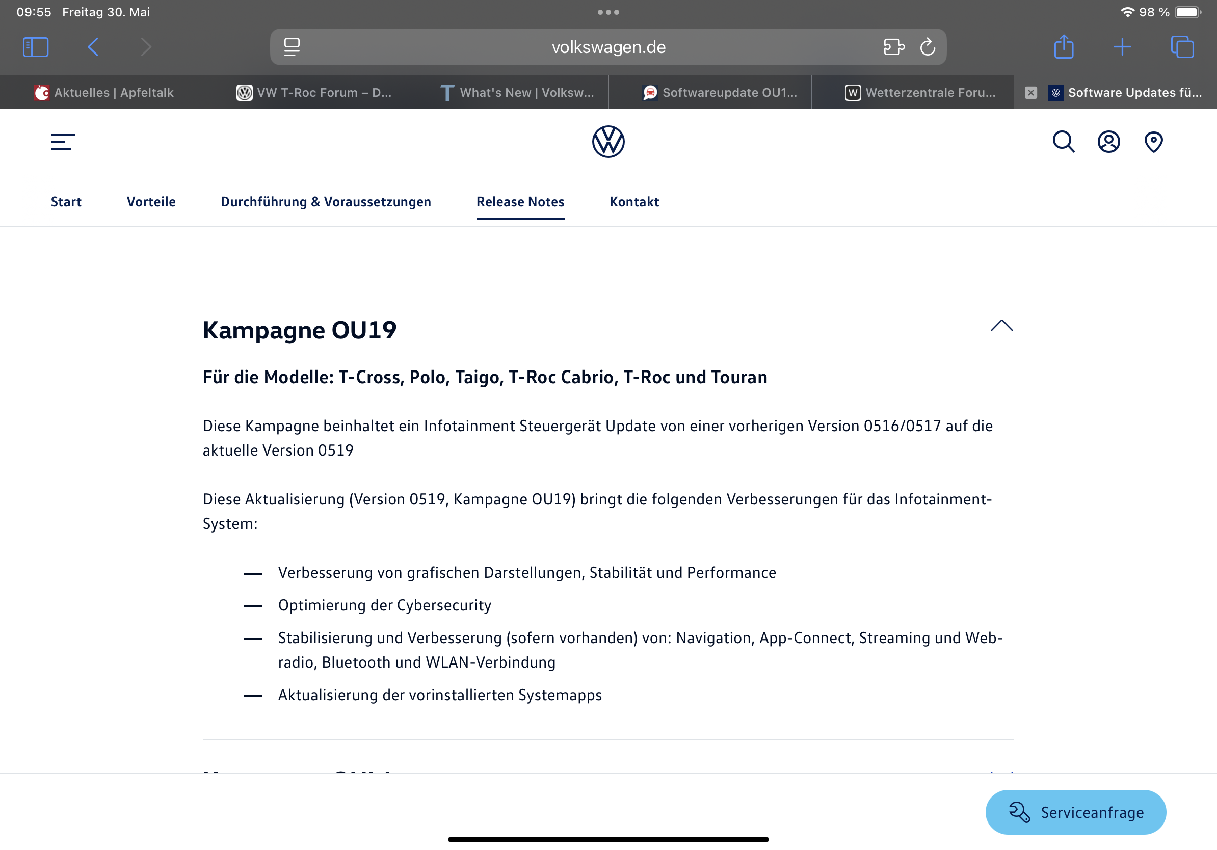 Softwareupdate OU19_04