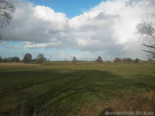 Sonne und Wind im Winter