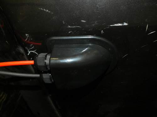 Solarkabel Durchführung Dachbox unten