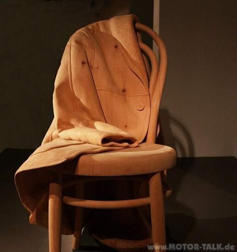 Holzjacke