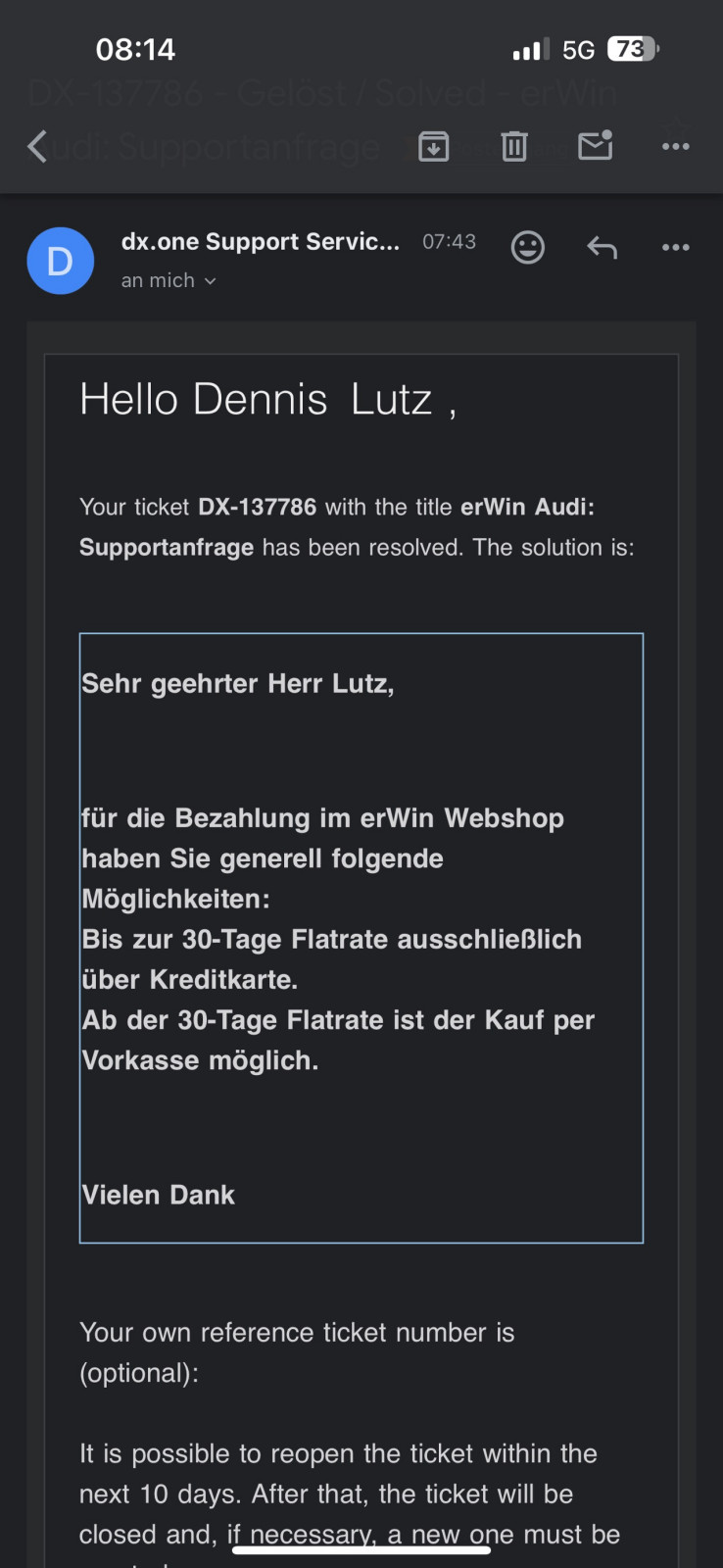 Sonos Lautsprecher im Amaturenbrett (Center Speaker) defekt?