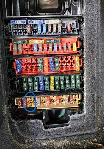 Fuse box a6 c8 55 tfsi-e