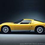 Der Lamborghini Miura mit Mittelmotor