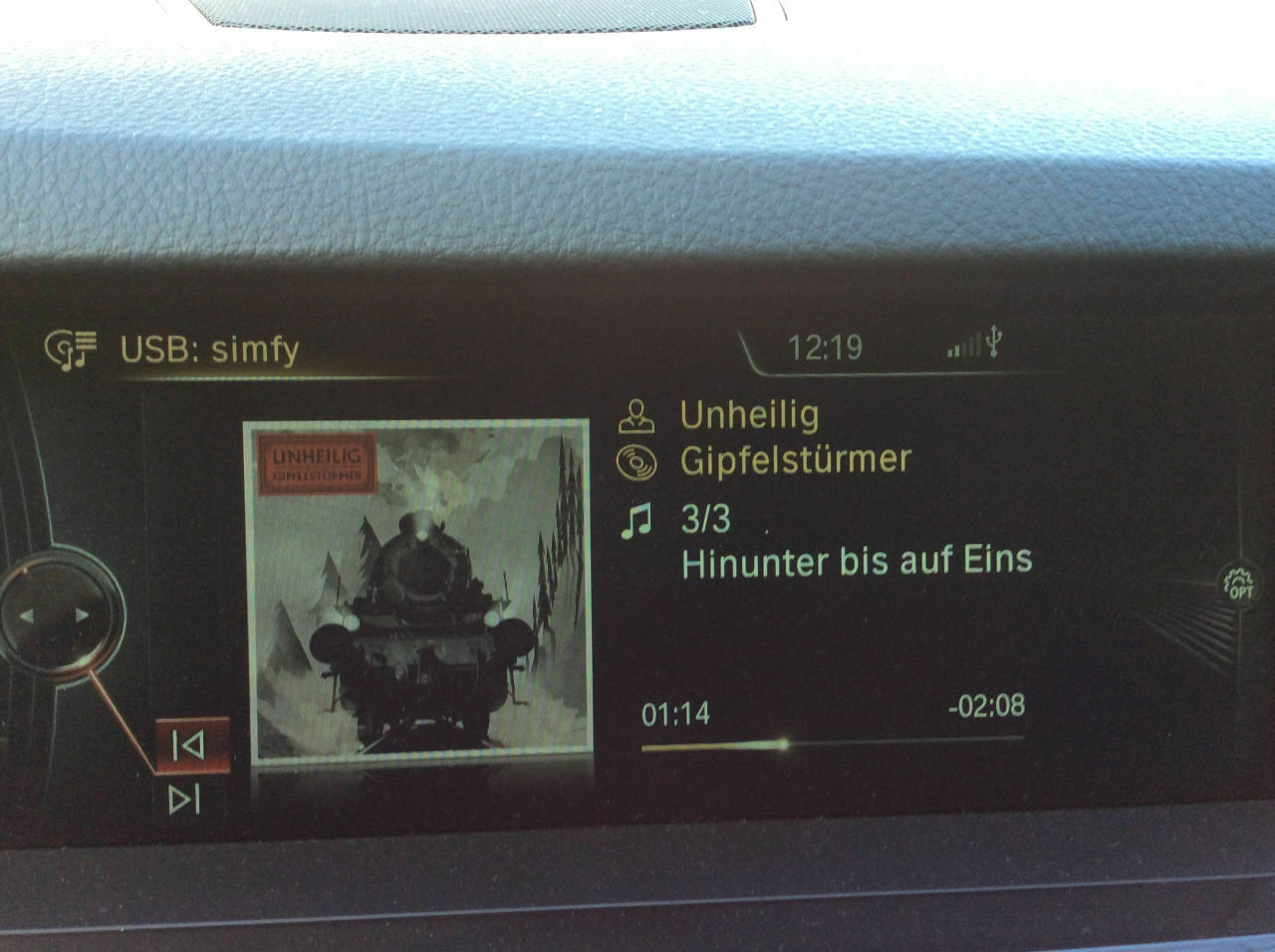 Spotify via Blutooth: Meta-Daten (Titel, Künstler und Cover) nur vom ersten Song