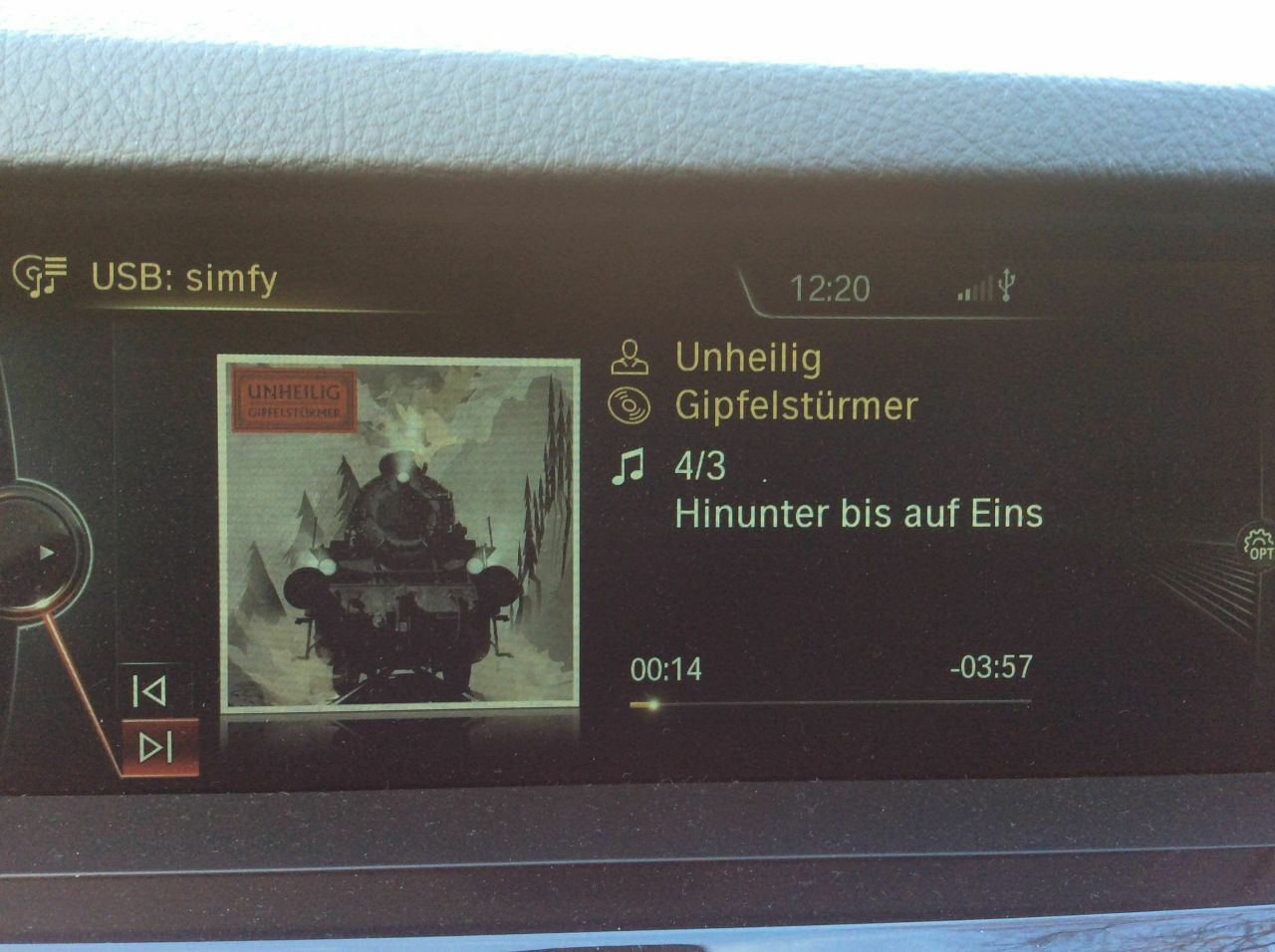 Spotify via Blutooth: Meta-Daten (Titel, Künstler und Cover) nur vom ersten Song