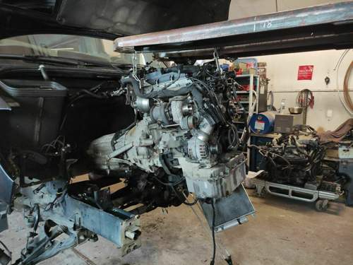 Motor raus