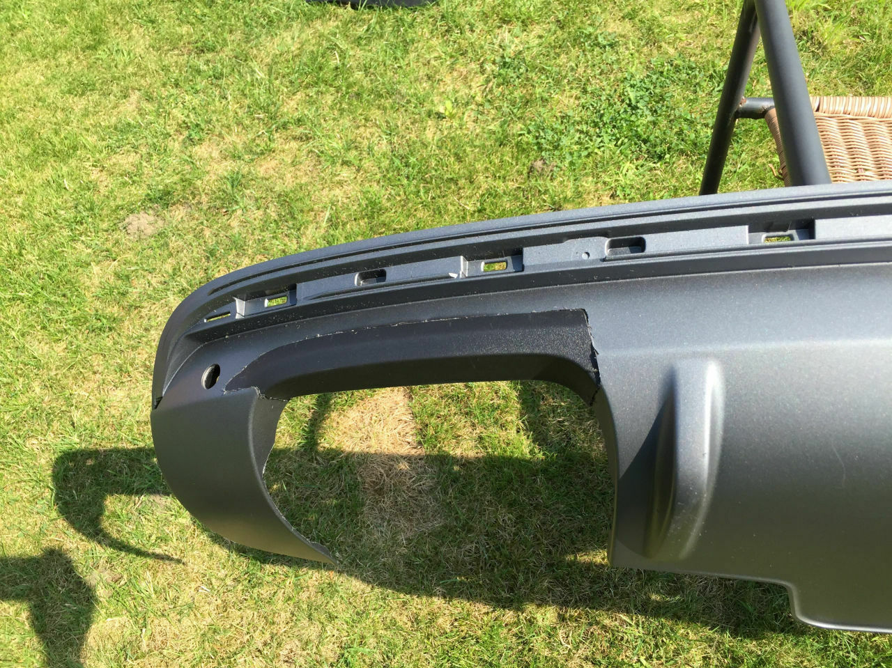 SQ5 Heckschürze mit eckigen Endrohren