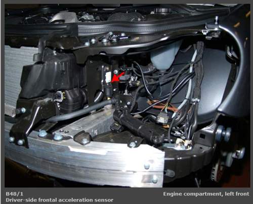 Beschleunigungssensor Fahrerseite B48/1