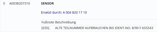 Srs-sensor-ersetzte-nummer