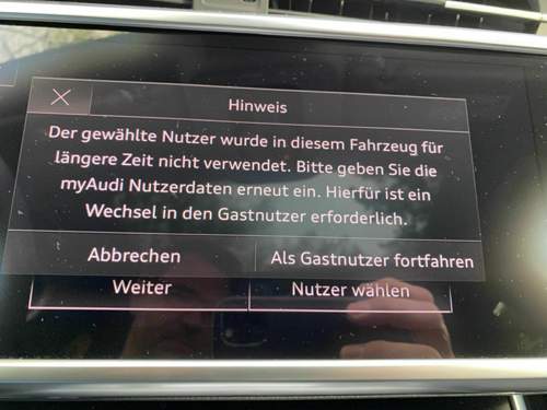 Audi A6 MMI Problem