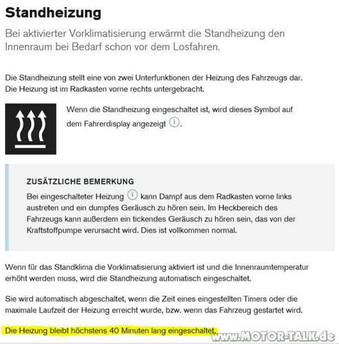 Standheizung