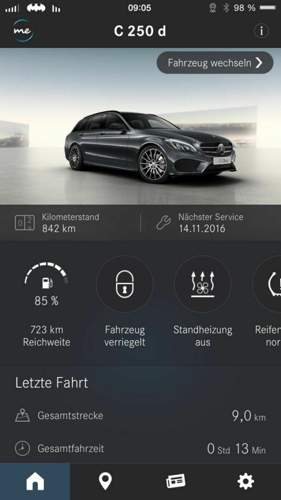 Mercedes-me-app