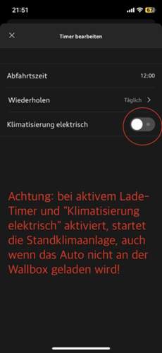 Ladetimer-achtung