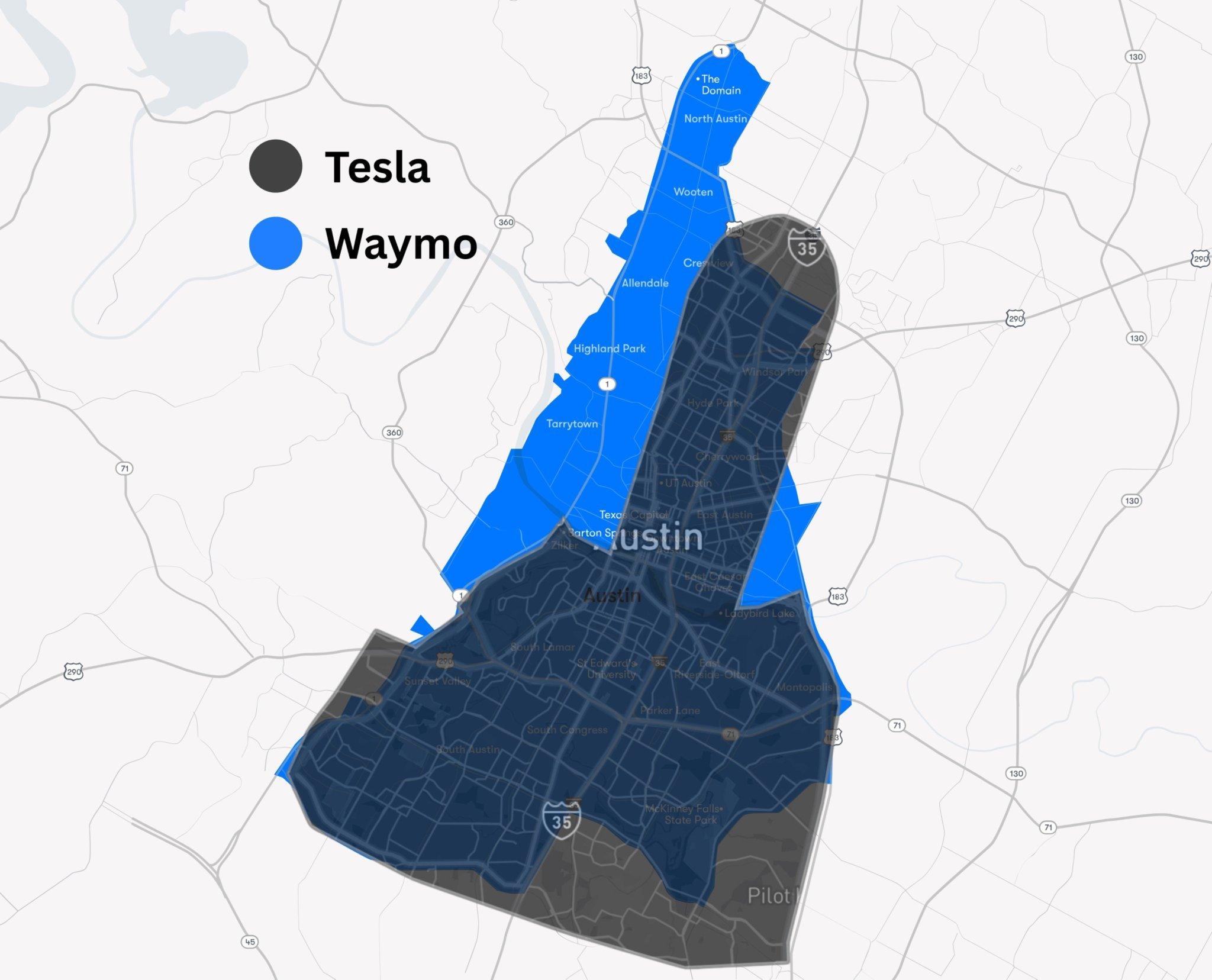 Start Robotaxi-Service in Austin