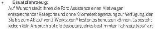 Ersatzfahrzeug