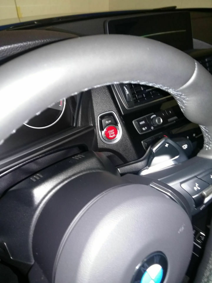 Start Stop Button in Rot M4