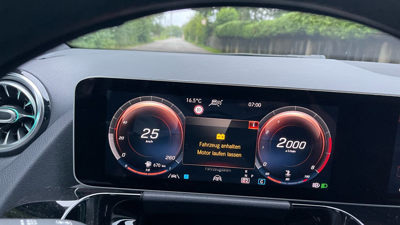 Starterbatterie nur teilgeladen