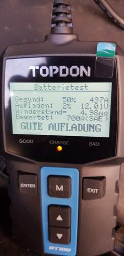 Starterbatterie schwach