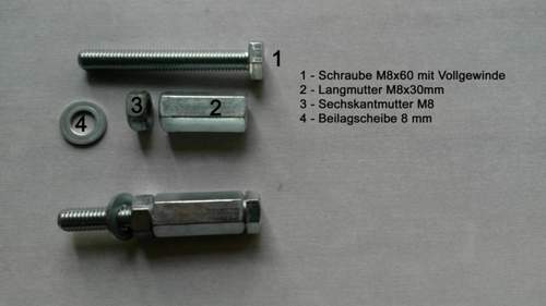 Benötigte Teile