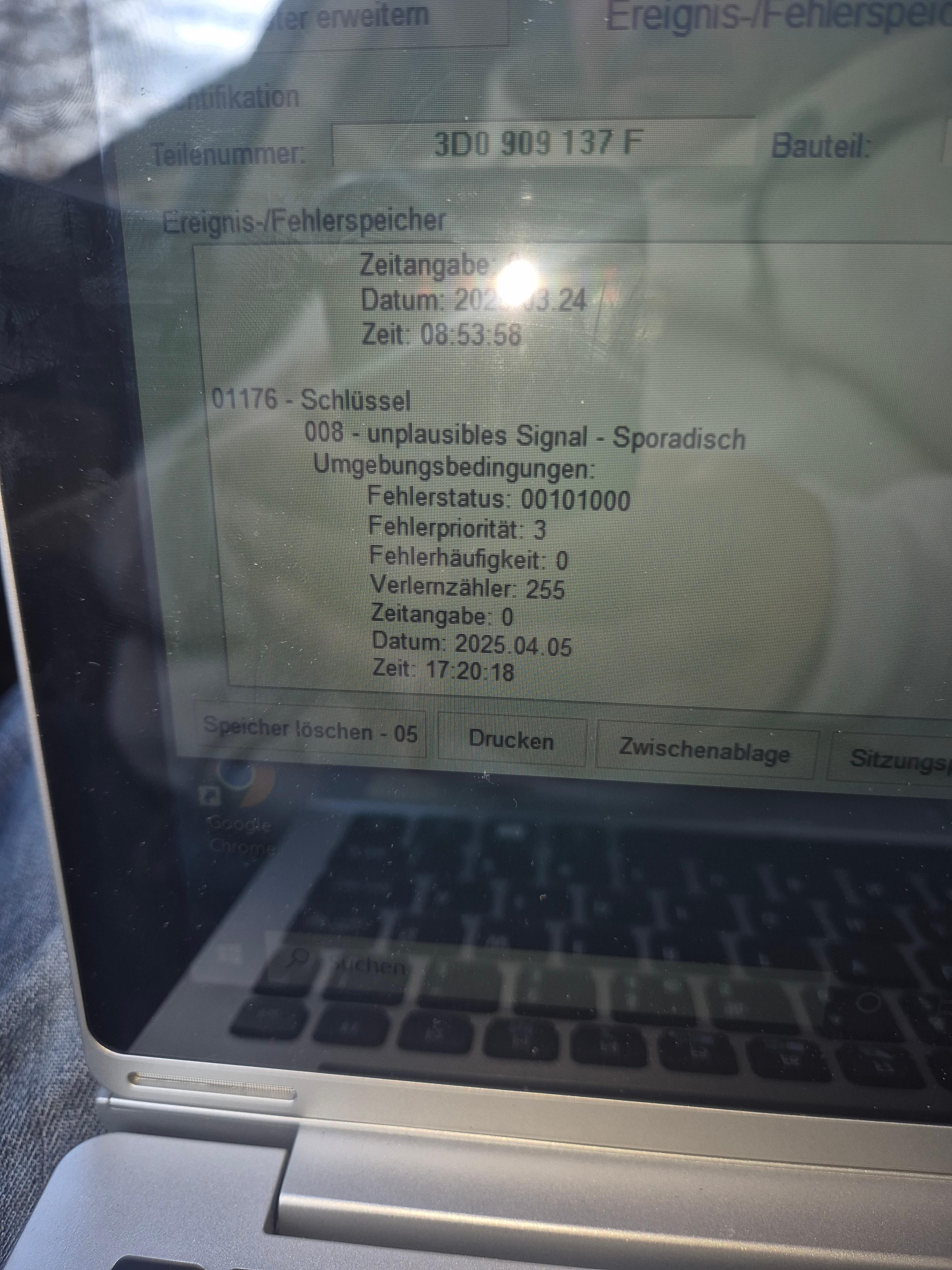 Startknopf funktioniert nicht