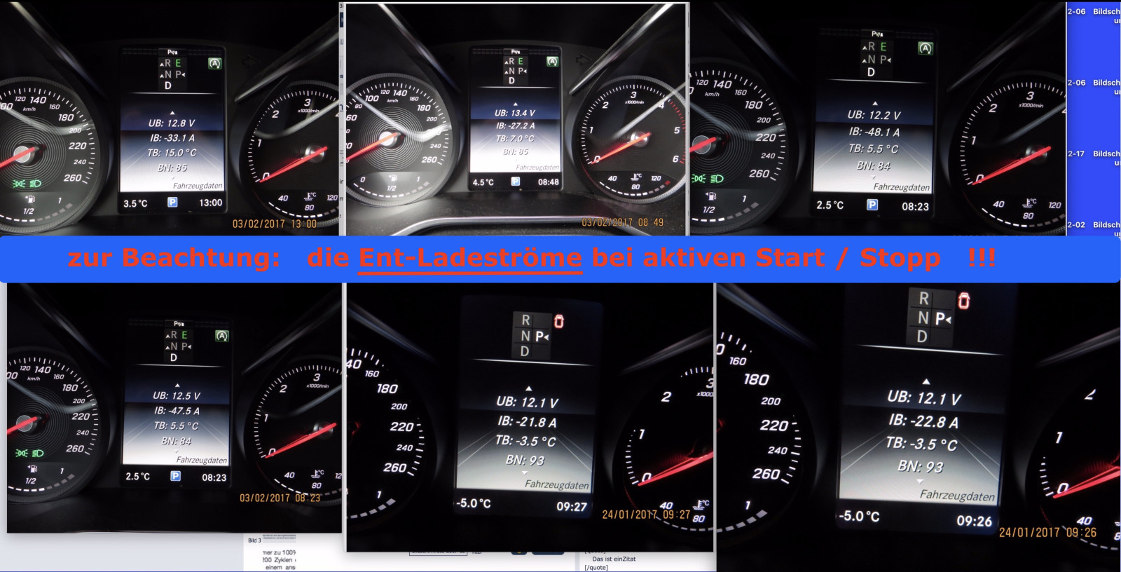 Start/stop automatik - Einstellung merken