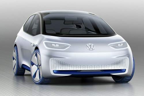 Auf dem Pariser Autosalon zeigte VW den I.D.-Concept: Ebenfalls Kompaktklasse und Elektro. Aber wenig Ähnlichkeit zum Gen.E