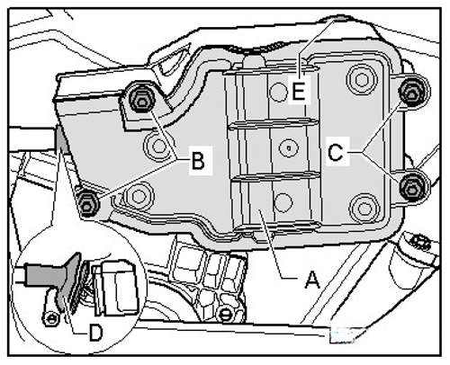 Stellmotor für Umluftklappe -V113