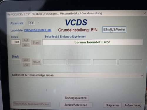Vcds Grundeinstellung