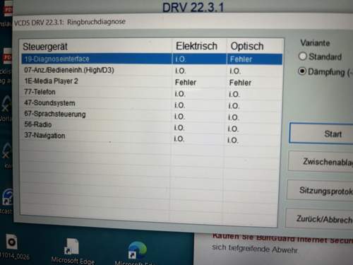Ringbruchdiagnose