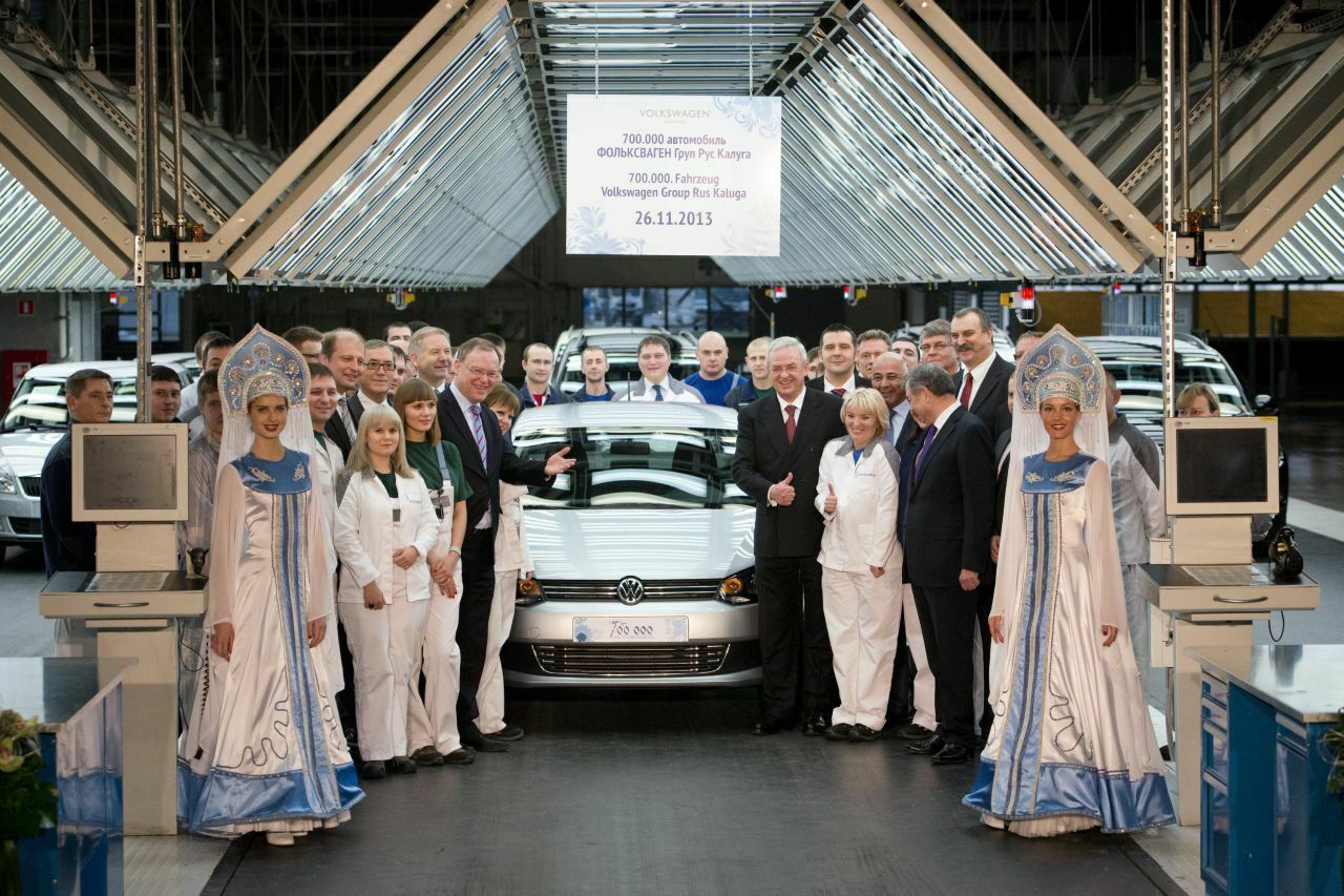 Niedersachsens Ministerpräsident Stephan Weil zu Besuch im VW-Werk Kaluga (Russland)