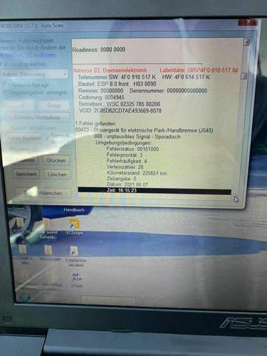 Fehlercode im VCDS