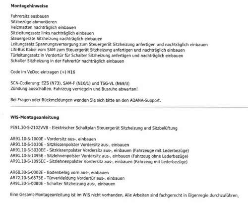 Montagehinweise