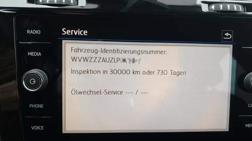 Golf 7 1. Inspektion erst nach 2 Jahren