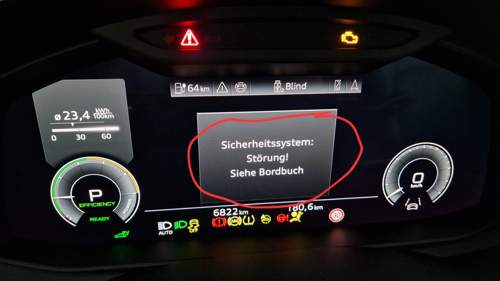 Hinweis Störung