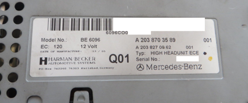 AGW-Comand Typenschild